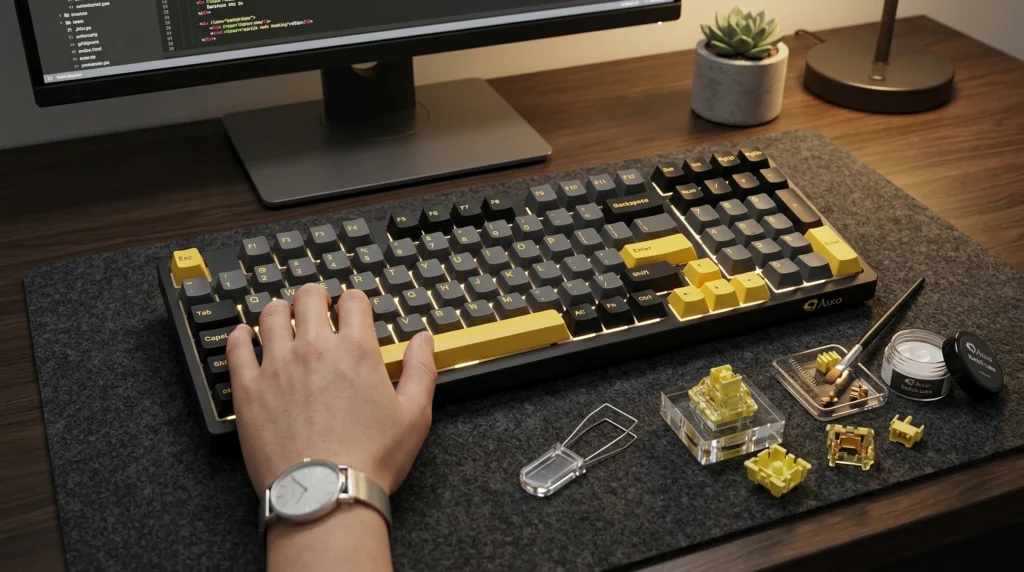 Akko 3098B hot-swap tactile TKL keyboard for modding