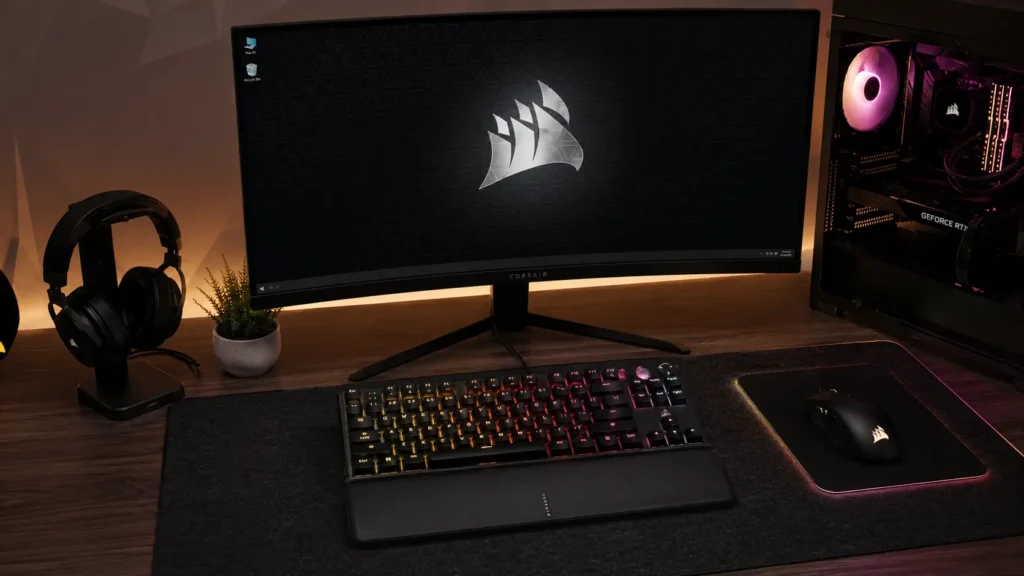 Corsair K70 PRO TKL hall effect keyboard with magnetic palm rest — best value TKL for FPS