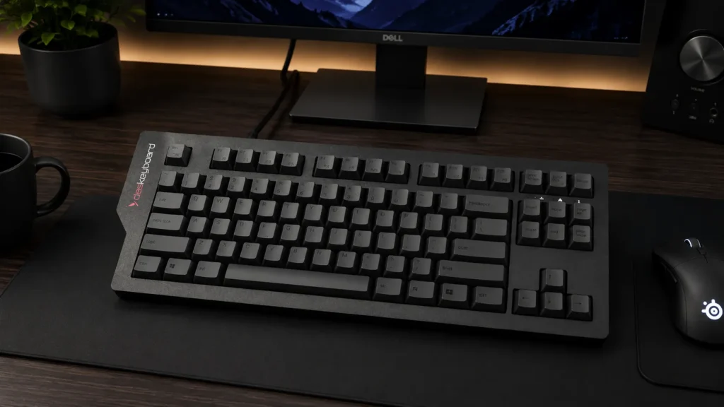 Das Keyboard 4C TKL mechanical keyboard with two-port USB passthrough hub and Cherry MX Brown switches