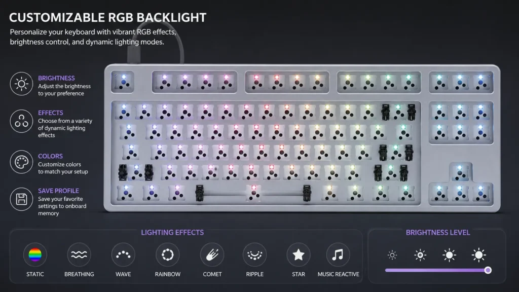 Drop CTRL Barebones high-profile aluminum TKL keyboard with QMK firmware and dual USB-C ports