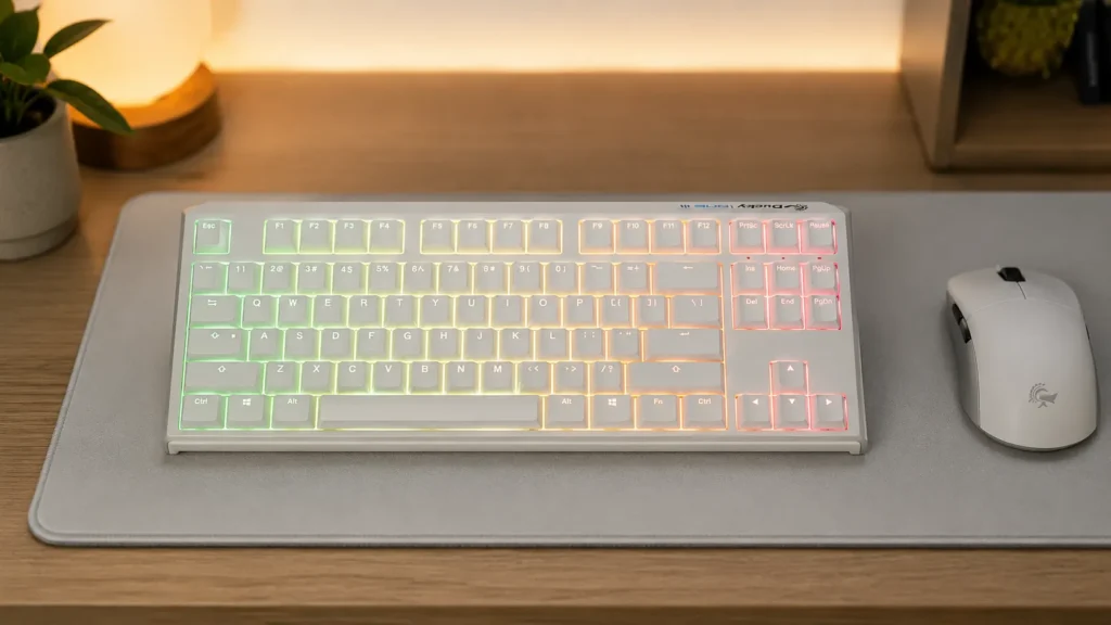 Ducky One 3 TKL Hot-Swap keyboard with doubleshot Cherry-profile PBT keycaps