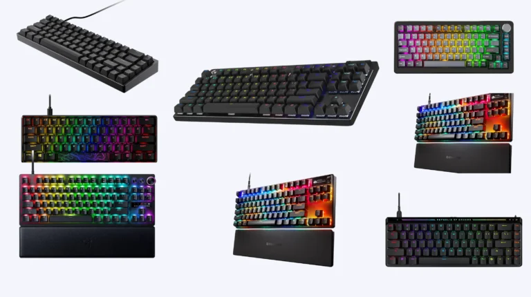 Best keyboard for CS2 lineup featuring Hall Effect gaming keyboards with rapid trigger