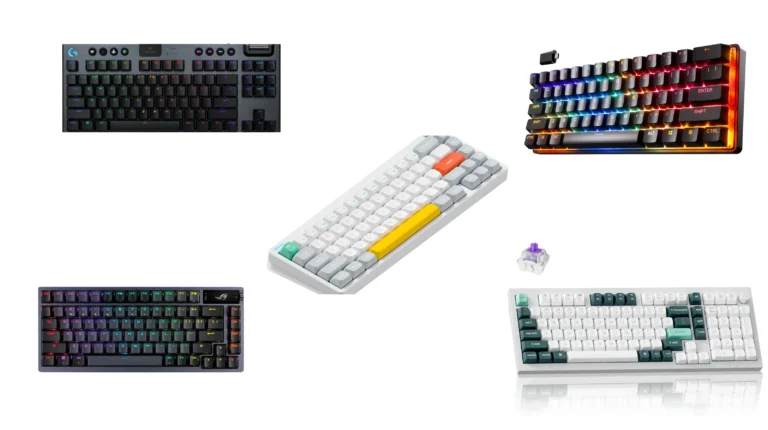 Lineup of the best wireless gaming keyboard picks tested for low-latency 2.4 GHz performance, battery life, and switch feel