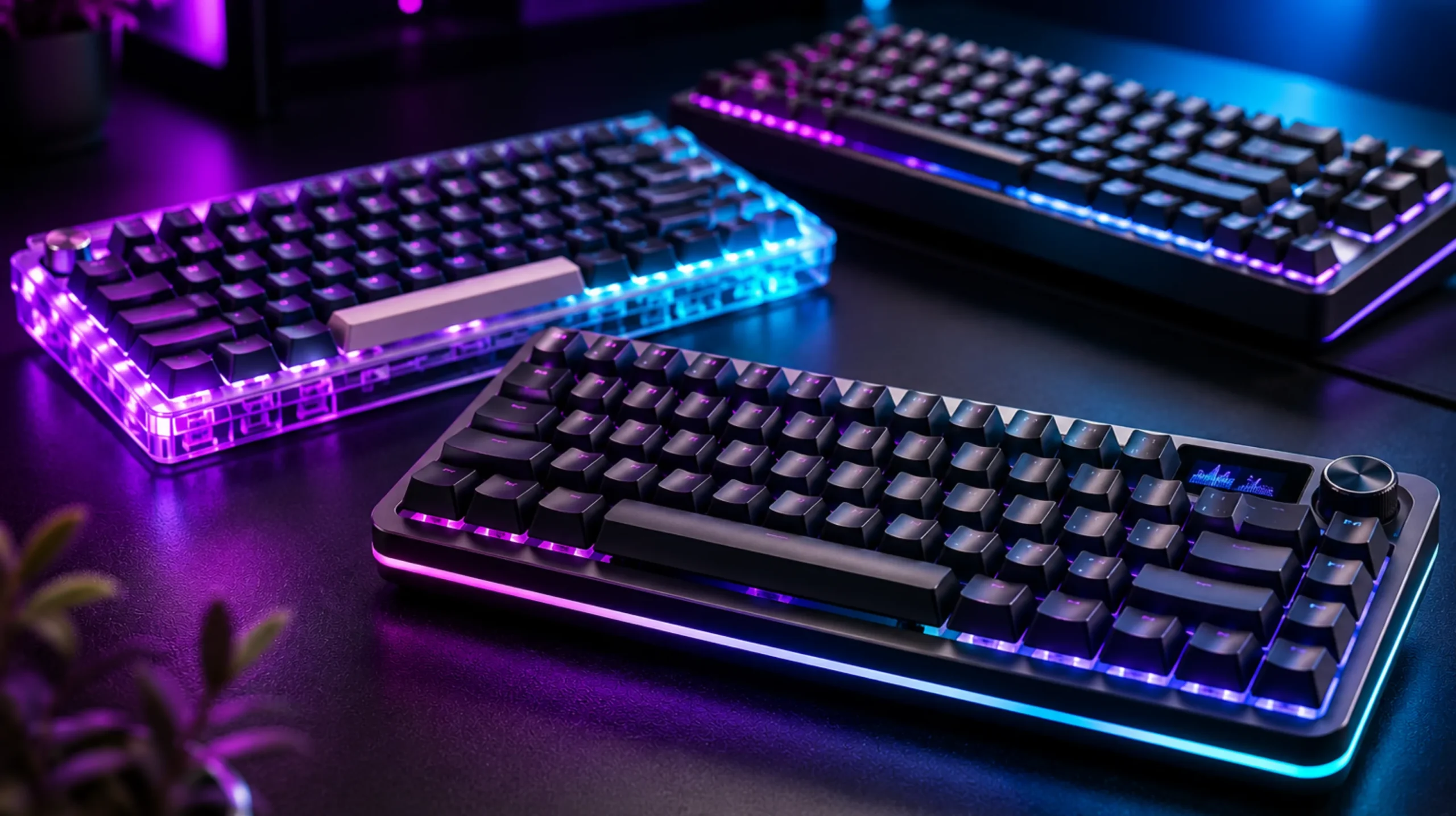 Best wireless gaming keyboard under $150 lineup featuring AULA, EPOMAKER, GravaStar, and YUNZII mechanical keyboards with RGB backlighting