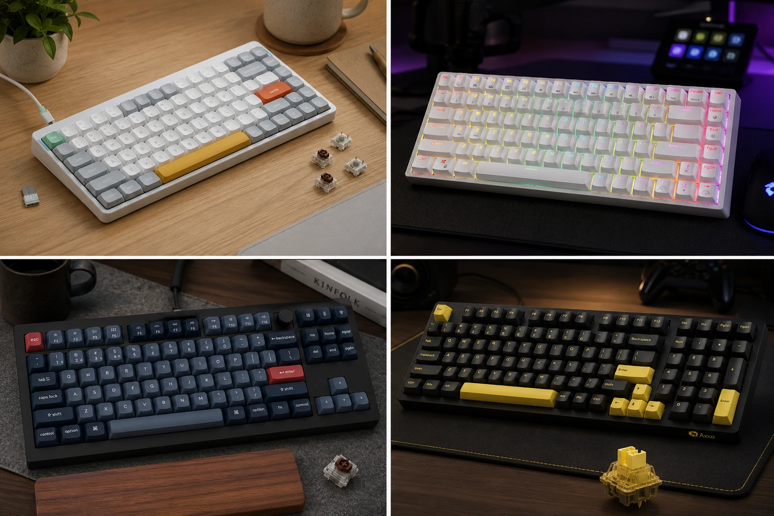 Best tactile switch TKL keyboard picks compared side by side