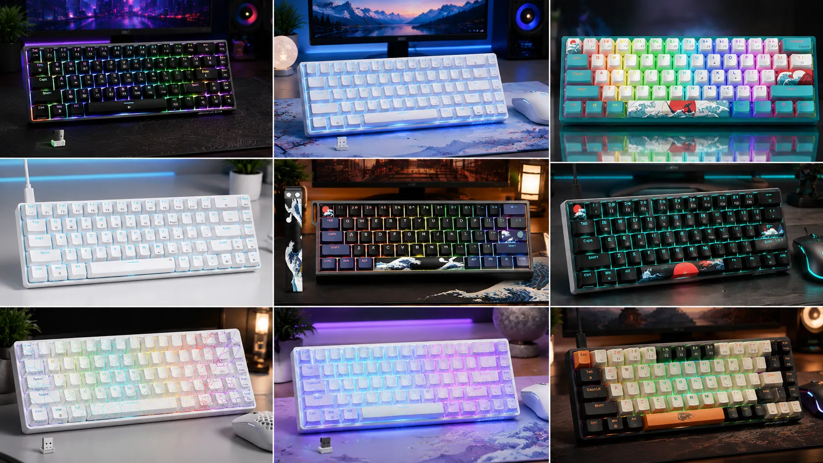 Best 60 percent gaming keyboards of 2026 featured thumbnail with compact mechanical keyboard lineup